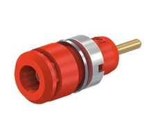 2MM SOCKET, PANEL, RED - 65.9194-22