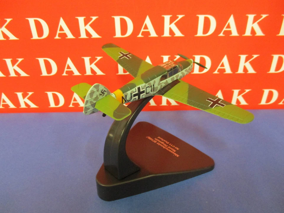 Die cast 1/72 Modellino Aereo Aircraft Messerschmitt BF 108 Luftwaffe by Oxford - Immagine 3 di 4