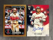 2024 Topps Series 2 Trey Cabbage RC Auto + Gold! LA Angels Houston Astros