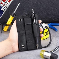 US Tactical Credit Card Pouch ID Card Holder Hook  Loop Pouch with Neck Lanyard