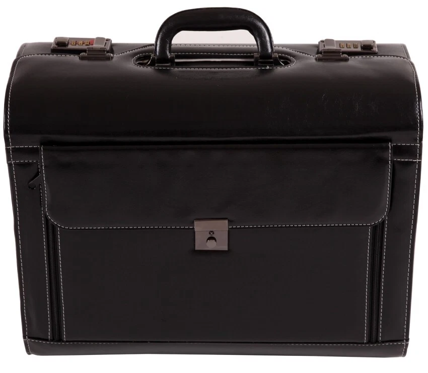 Pilot Case Flight Doctors Quality Briefcase Laptop Work Cabin