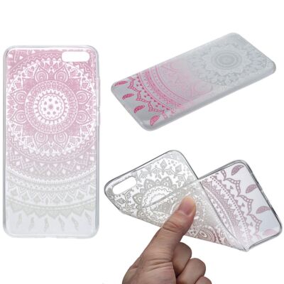 Xiaomi Mi 5s Plus Hülle Case Handy Cover Schutz Tasche Schutzhülle Henna Weiß