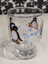 Pingu 9 cm glass cup kawaii tableware penguin collection rare anime picture toy