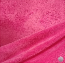 Whisper Fleece Solid Pink medium/heavy weight double side 60" wide Fabric BTY