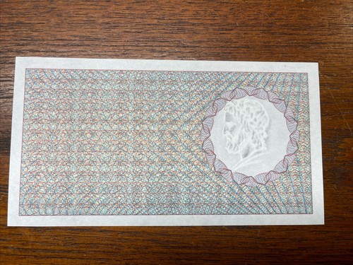 France Echantillon Test Note Pattern banknote from 1980's - Picture 2 of 2