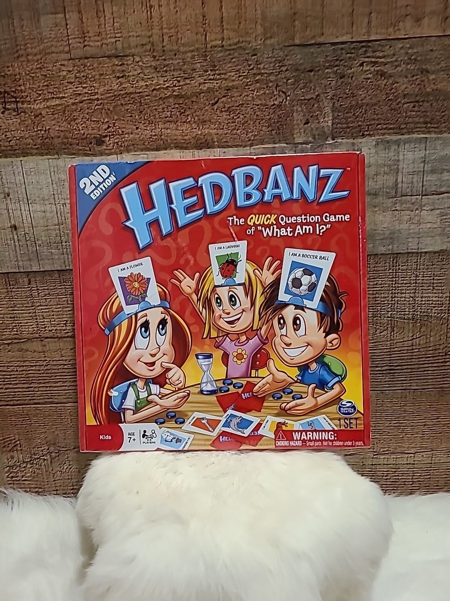 Hedbanz Card Question Board Game 2nd Edition Headbands Headbanz