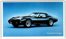 1979 Chevrolet Corvette Coupe Blue- Chevrolet Dealer Advertisement Postcard MM