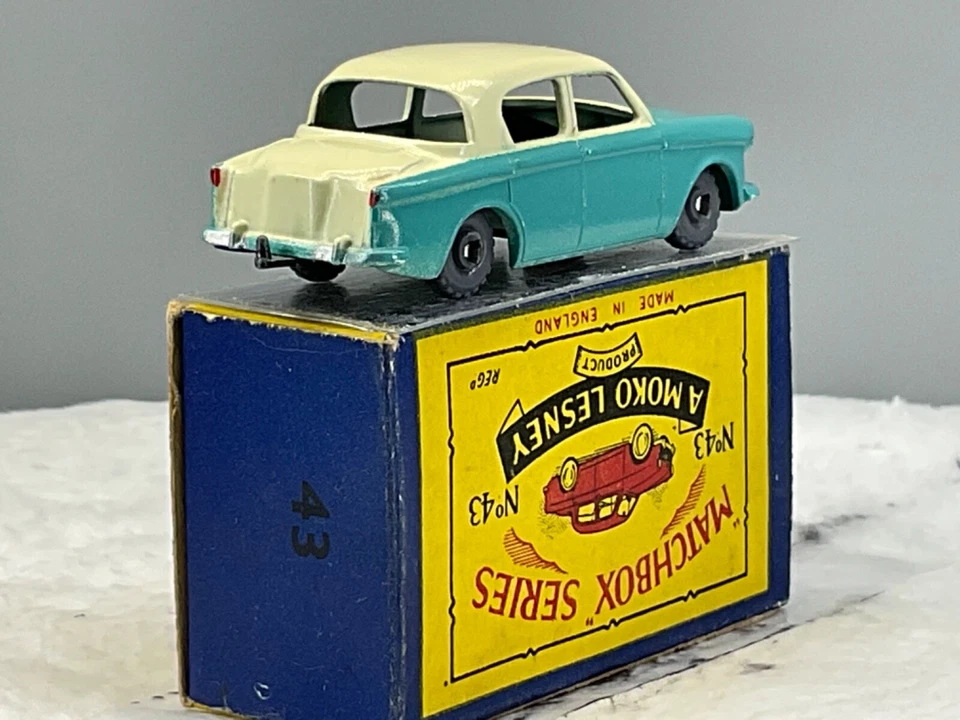 1950s Matchbox Lesney43A Hillman Minx N,Mint in B2 Box all Original,N.O.S - Image 3 of 4