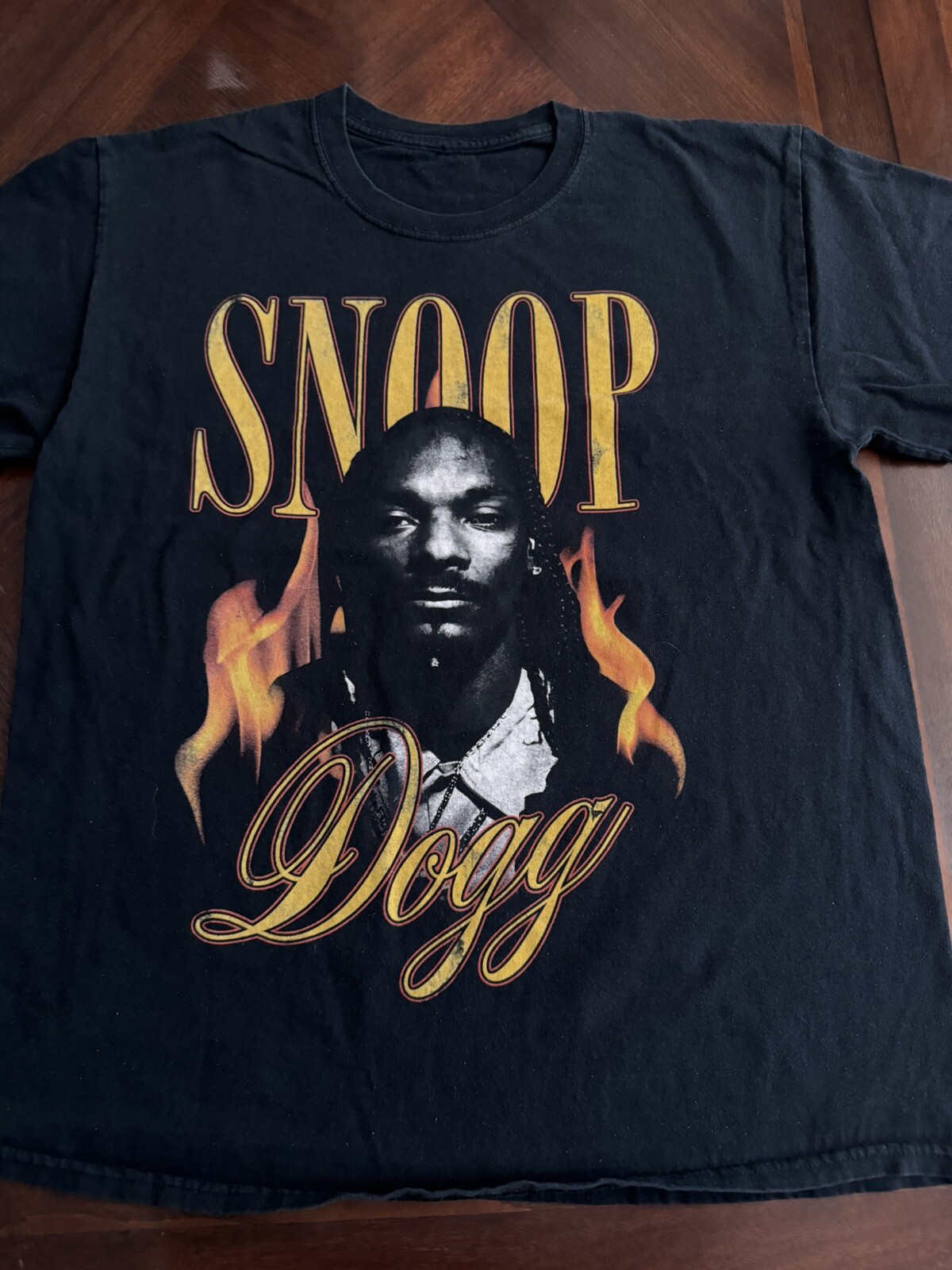 FILA T shirt vintage Snoop Dogg Bootleg Death Row Rap taglia L