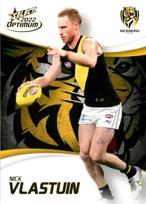 2022 RICHMOND TIGERS AFL Card NICK VLASTUIN Optimum