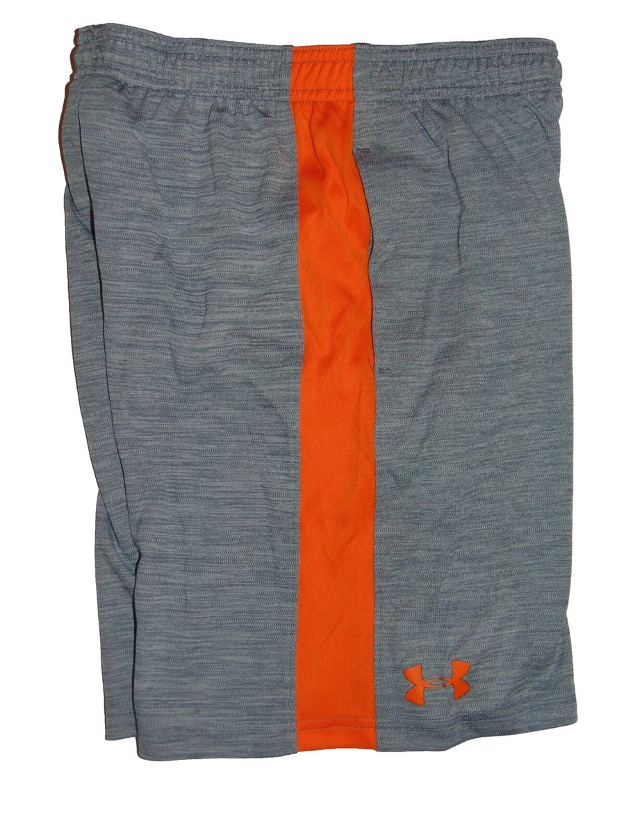 Grey and orange top under armour shorts