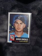 2002 Topps Heritage Adrian Gonzalez #184 SP Night Variation Florida Marlins