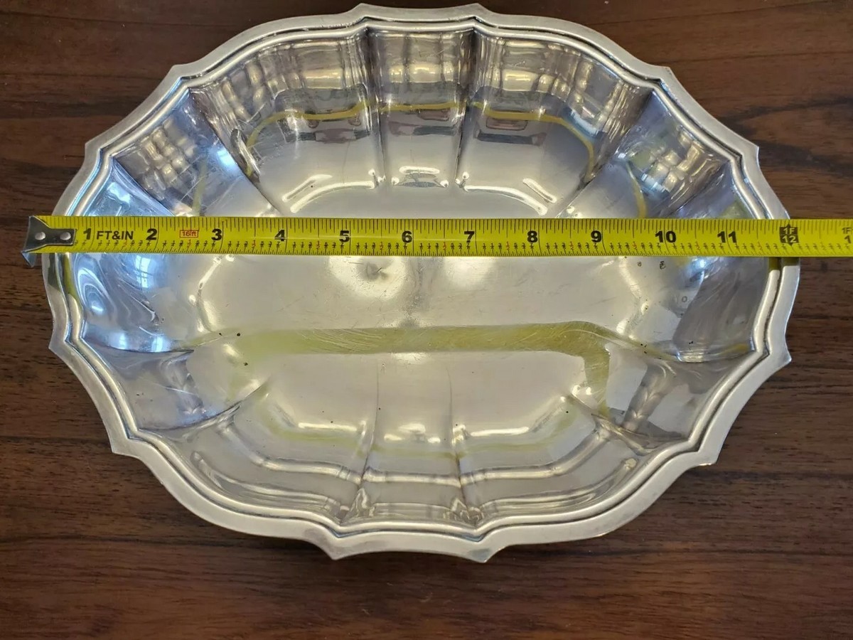⭐International Silver Chippendale ⭐Silver Plate Oval Vegetable