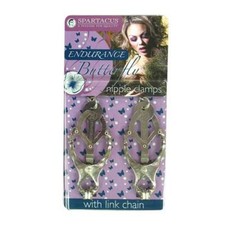 Lite Line Nipple Clamps With Curbed Chain