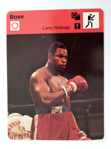 Card (2)    1979  # 110-11 Larry Holmes Boxing French Sportscaster - Photo 1/12