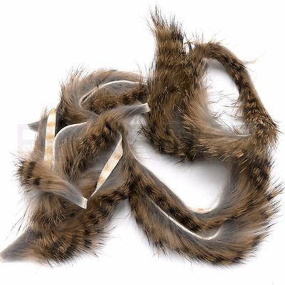 BLACK BARRED RABBIT STRIPS - Hareline Fly & Jig Tying Zonker Fur 20+ Colors NEW!