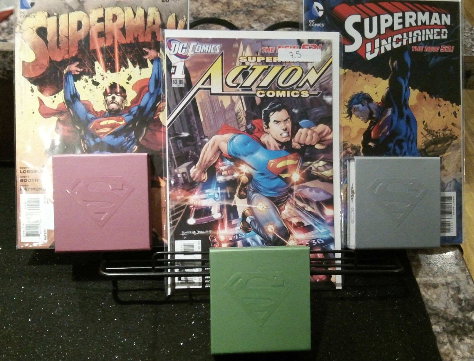 2015 Silver Iconic Comic Book Covers Superman Action Comics #1 (2011) 1 oz Coin 