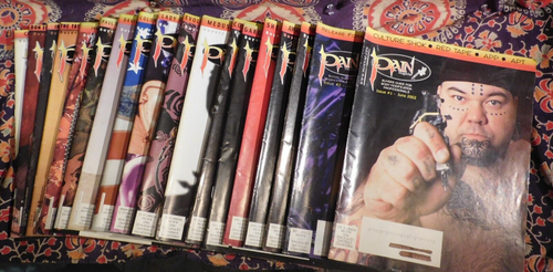 Pain Professional Tattoo Artist Trade Magazine 18 Diff 19 Issues PAIN MAGAZINE