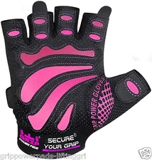  WOMEN'S FIT WEIGHT LIFTING MIMI GLOVES Ladies Gym Workout Cross Training PINK 