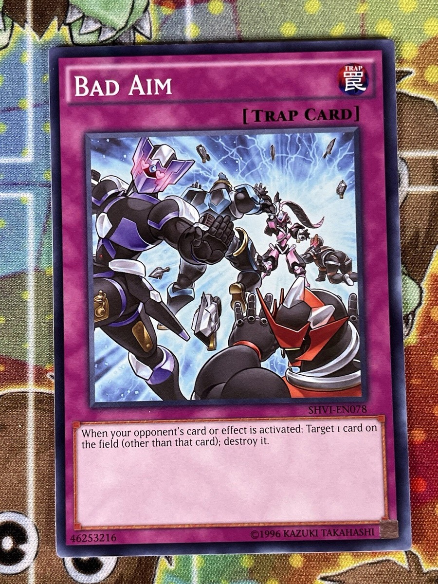 yugioh bad cards Yugioh Bad Aim SHVI-EN078 Unlimited Single