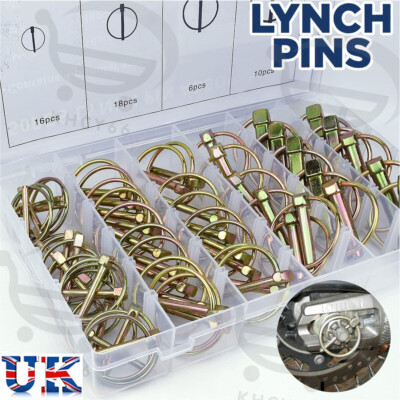 3 Point 50-Piece Metric Lynch Pin Grab Kit - Assorted Pins With Free Australia-Wide Delivery 50 Piece Lynch Pin Grab Kit