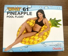 Pineapple Pool Float 5 Foot Adult Sized Summer Accessories Pool Party Decor