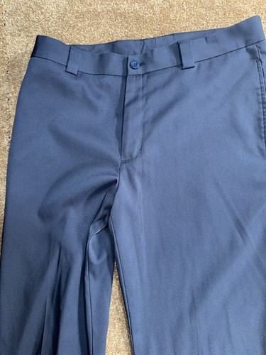 Pantalone golf uomo Slazenger 32x32 blu navy tasche cintura elasticizzato golf - Foto 2 di 7