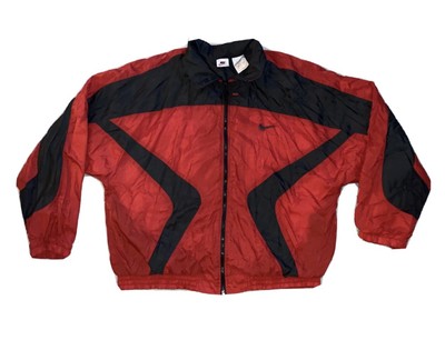 red black nike windbreaker