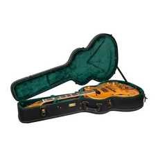 Crossrock Electric Guitar Case fits 16" Lower Bout Hollow-body Archtop Guitars