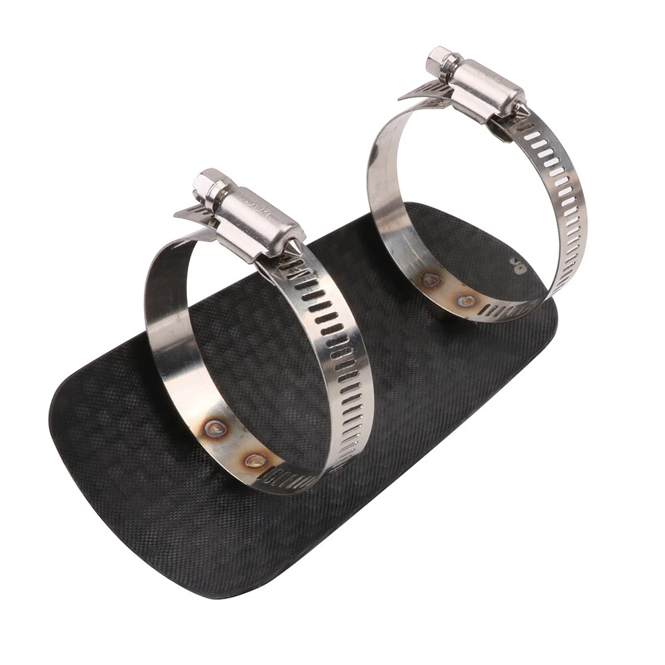 Carbon Fiber 146MM Exhaust Pipe Heat Shield Cover Guard For Universal Motorcycle - Image 2 of 4