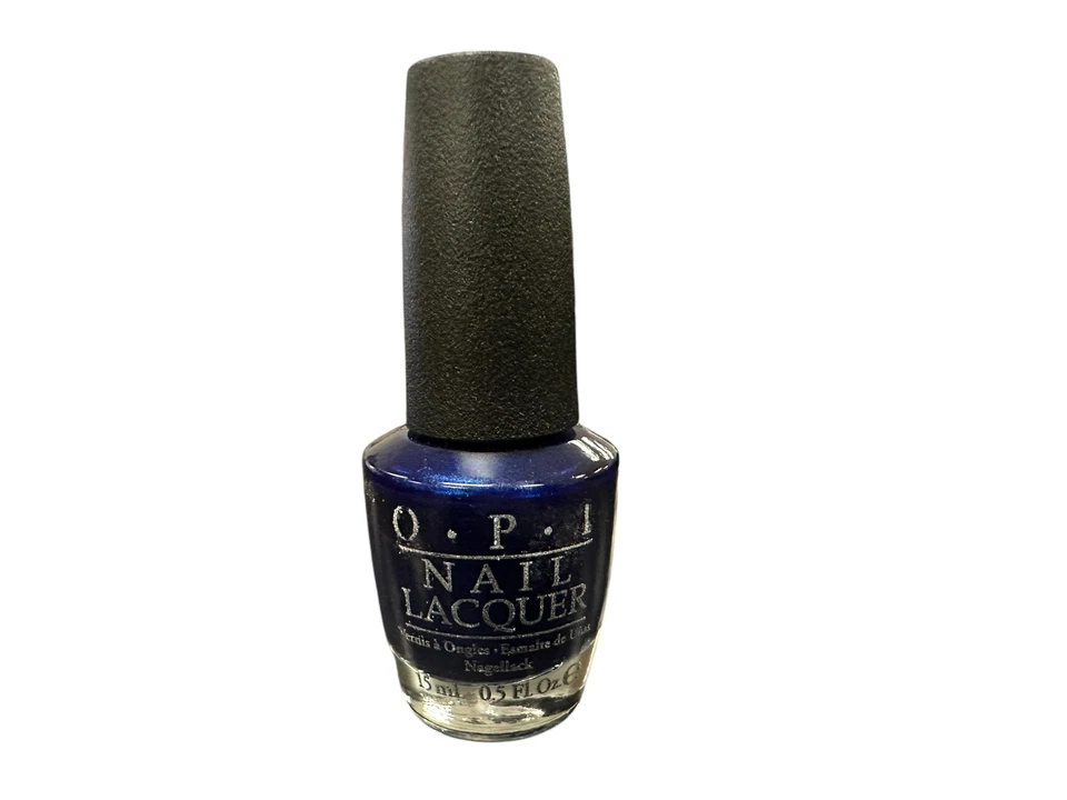 OPI "Yoga-ta Get This Blue!" Deep Dark Blue Nail Polish (NL 147) 0.5oz - Image 2 of 2