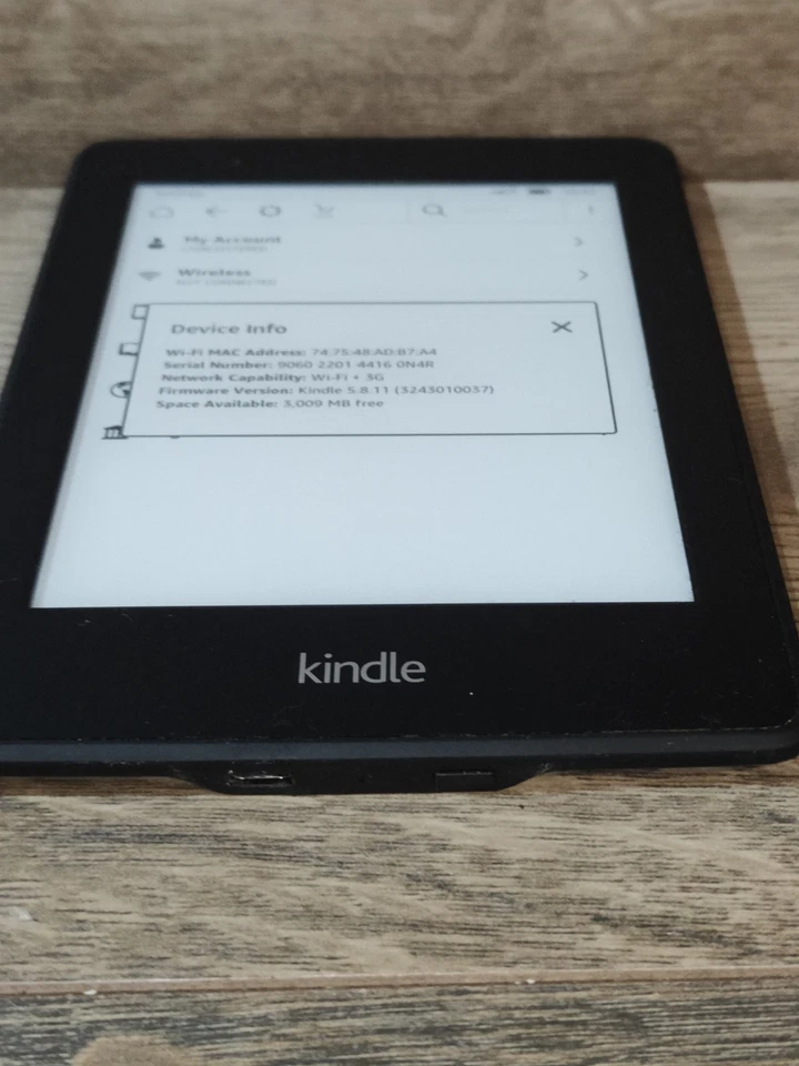 Amazon Kindle Paperwhite 7th Generation - 3G and WiFi - DP75SDI 2GB  - Image 3 of 4