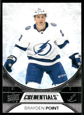 2021-22 Upper Deck Credentials #7 Brayden Point