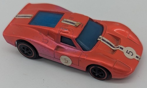Vintage 1969 Hot Wheels Mattel Redline Sizzlers rot Ford MK IV