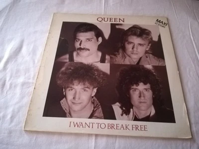 QUEEN I WANT TO BREAK FREE - LP MAXI 45T - 1549336 - Original 1984 - Photo 1/4