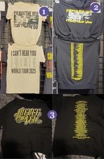 Pierce The Veil l Can't Hear You World Tour 2025 Merch T-Shirt or Hoody Reprint