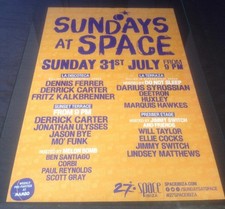 SUNDAYS AT SPACE 2016 DO NOT SLEEP @ SPACE IBIZA - IBIZA CLUB POSTERS - MUSIC DJ