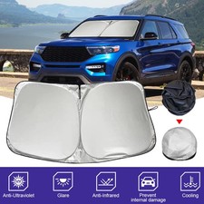 For Ford Explorer 2016-2019 Windshield Visor Sunshade Custom Made Sun Shade A For Ford Explorer 2016-2019 Windshield Visor Sunshade Custom Made Sun Shade A