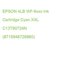 Epson 4LB Wf-6Xxx Ink Cartridge Cyan Xxl C13T90724N (8715946726960)