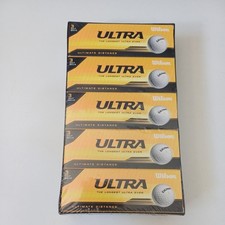 NEW Wilson Ultra Long Distance Golf Balls 5 packs of Balls