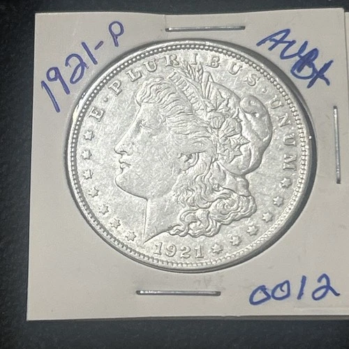 1921-P Morgan Silver Dollar AU Brilliant +