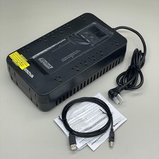 ULTRATECH 850VA Battery Backup Desktop LCD UPS 12 Outlets 0E-850V8LCD