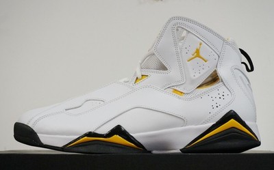 Jordan Air true flight ホワイト/イエロー Jordan - Men - True Flight - White/Black/Yellow Ochre – Nohble