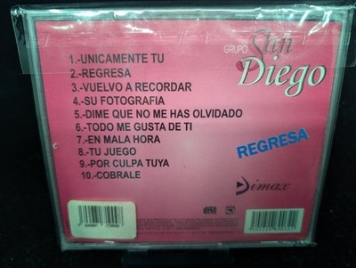 CD-📀-GRUPO SAN DIEGO-REGRESA-1996 DISMEX-NUEVO | eBay