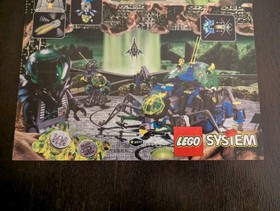 Vintage (1998) LEGO Space Insectoids Sets Poster - VERY RARE