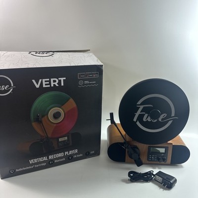 Fuse Vert Vertical Vinyl Record Player- Audio Technica Cartridge + Bluetooth