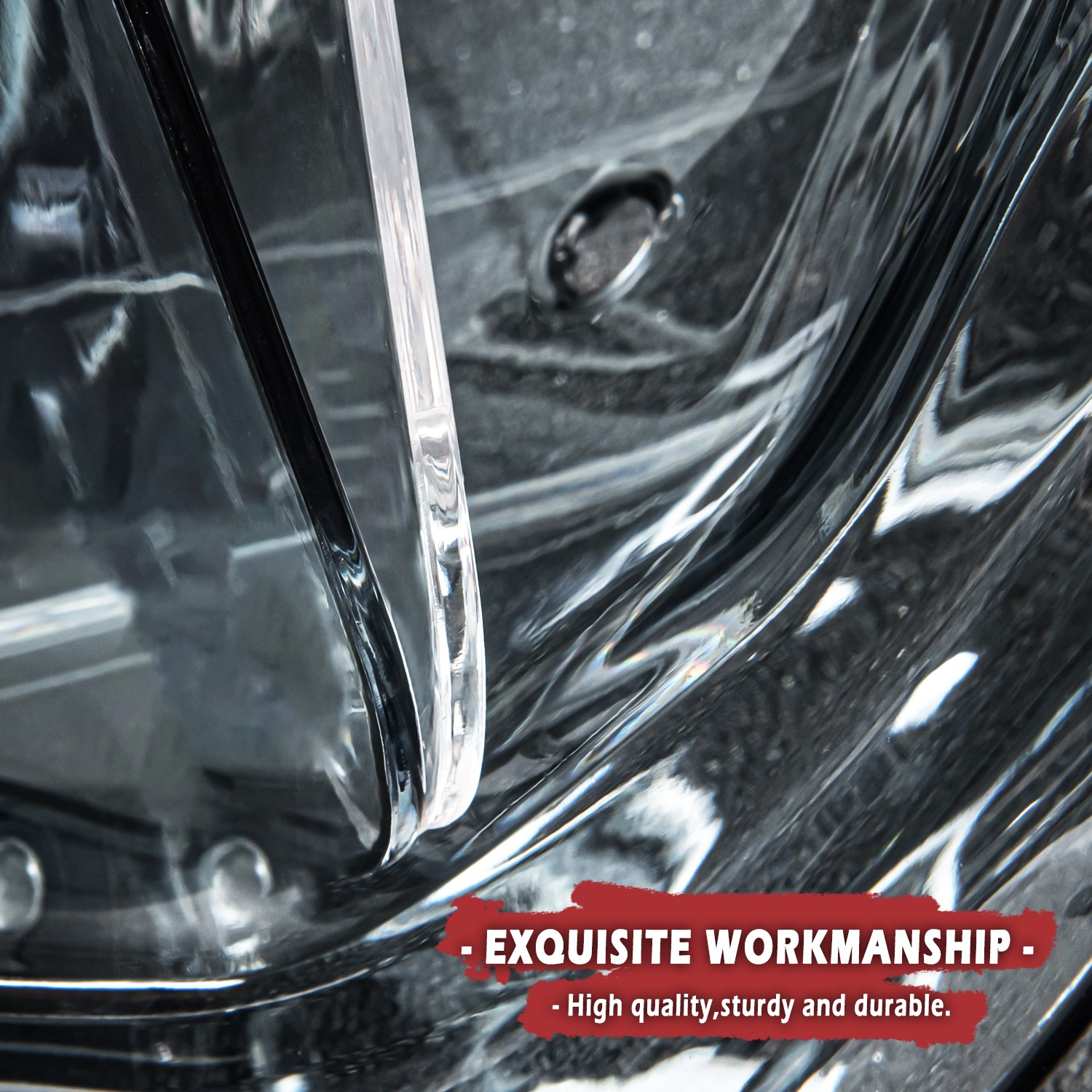 WOLFLINE Motorcycle Clear Front Windscreen For KTM 390 Adventure 2019-2023