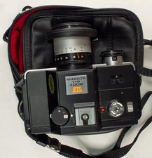 Minolta 110 Zoom SLR Camera with Case Stickers