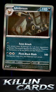 Umbreon 059/131 Pokemon Rare SV: Prismatic Evolutions Card NM