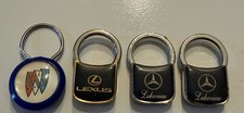 Vintage Mercedes Benz / Lexus / Buick - Keychains - Lot Of 4